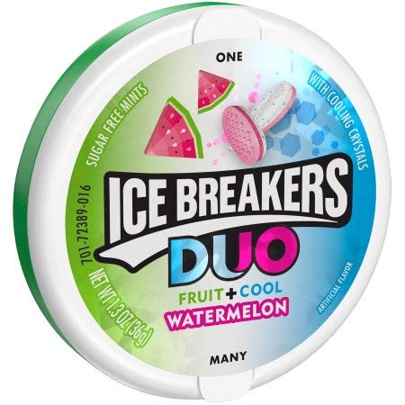 ICE BREAKERS Duo Fruit Plus Cool Strawberry