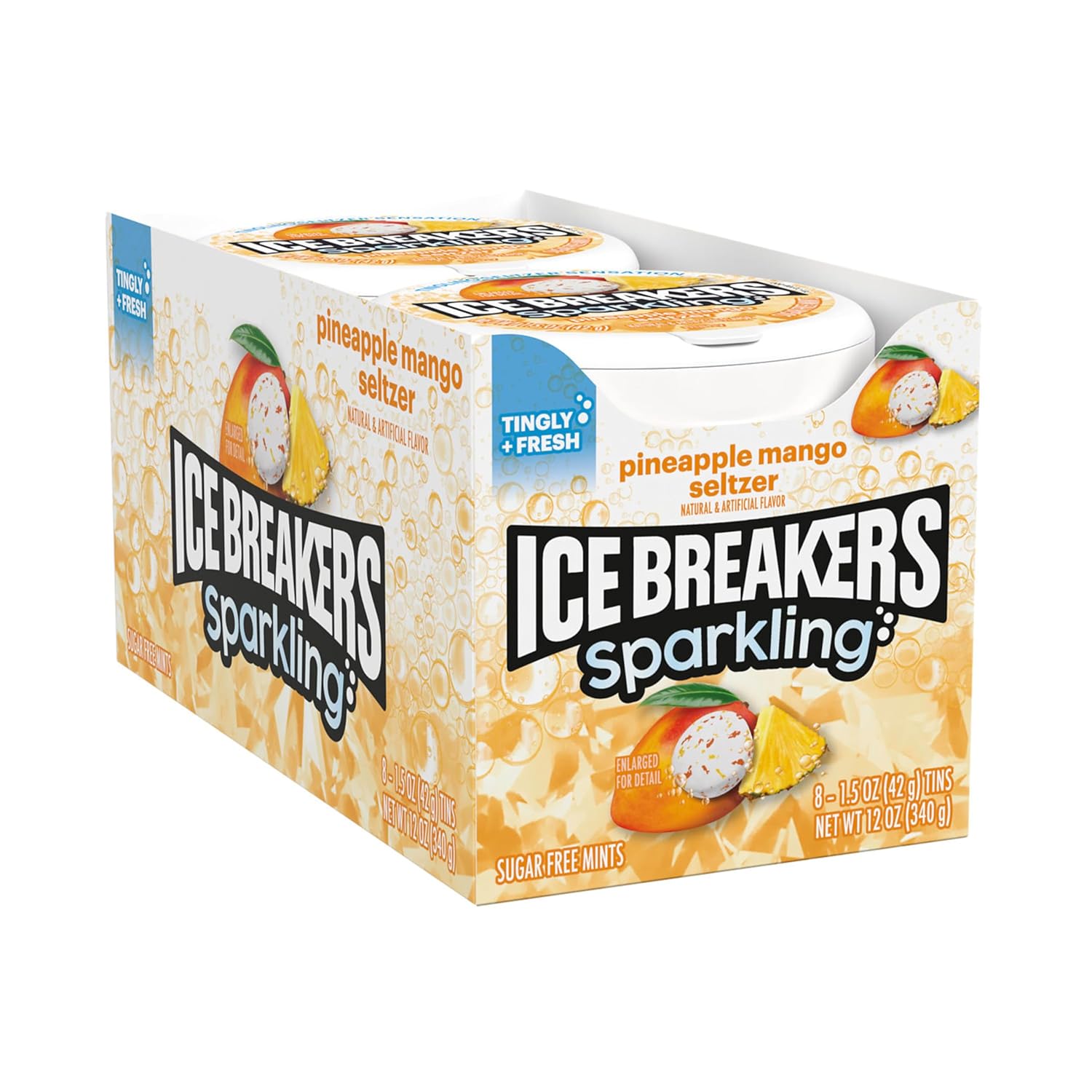 ICE BREAKERS Duo Fruit Plus Cool Strawberry