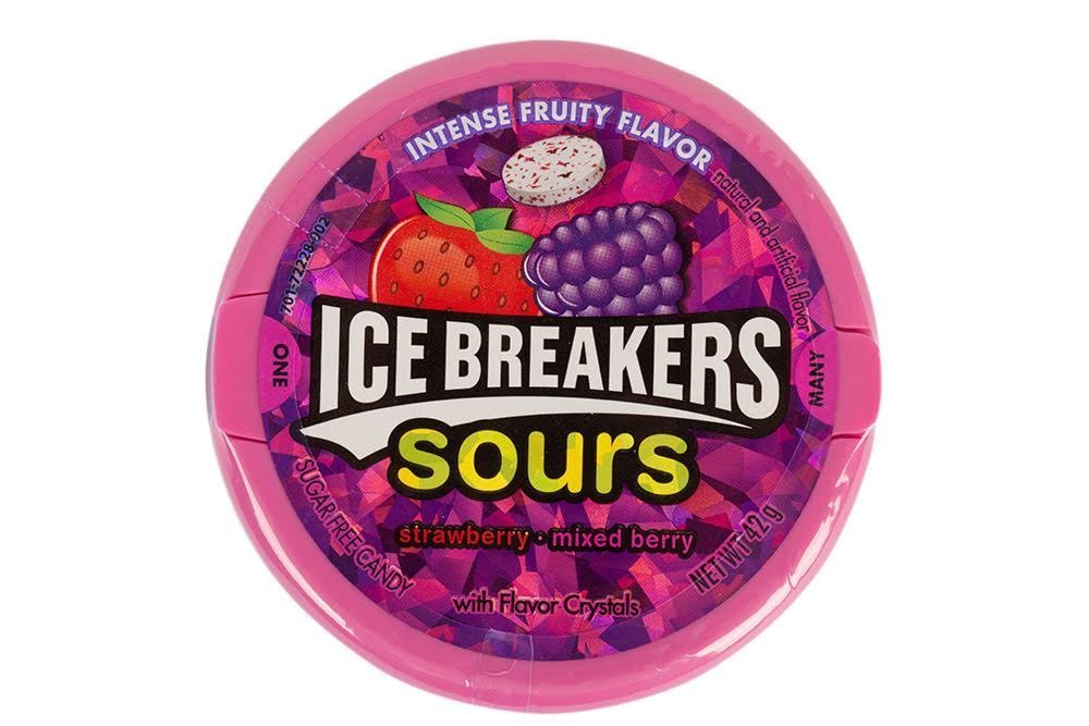 ICE BREAKERS Ice Cubes Peppermint Sugar Free Chewing Gum Pouch